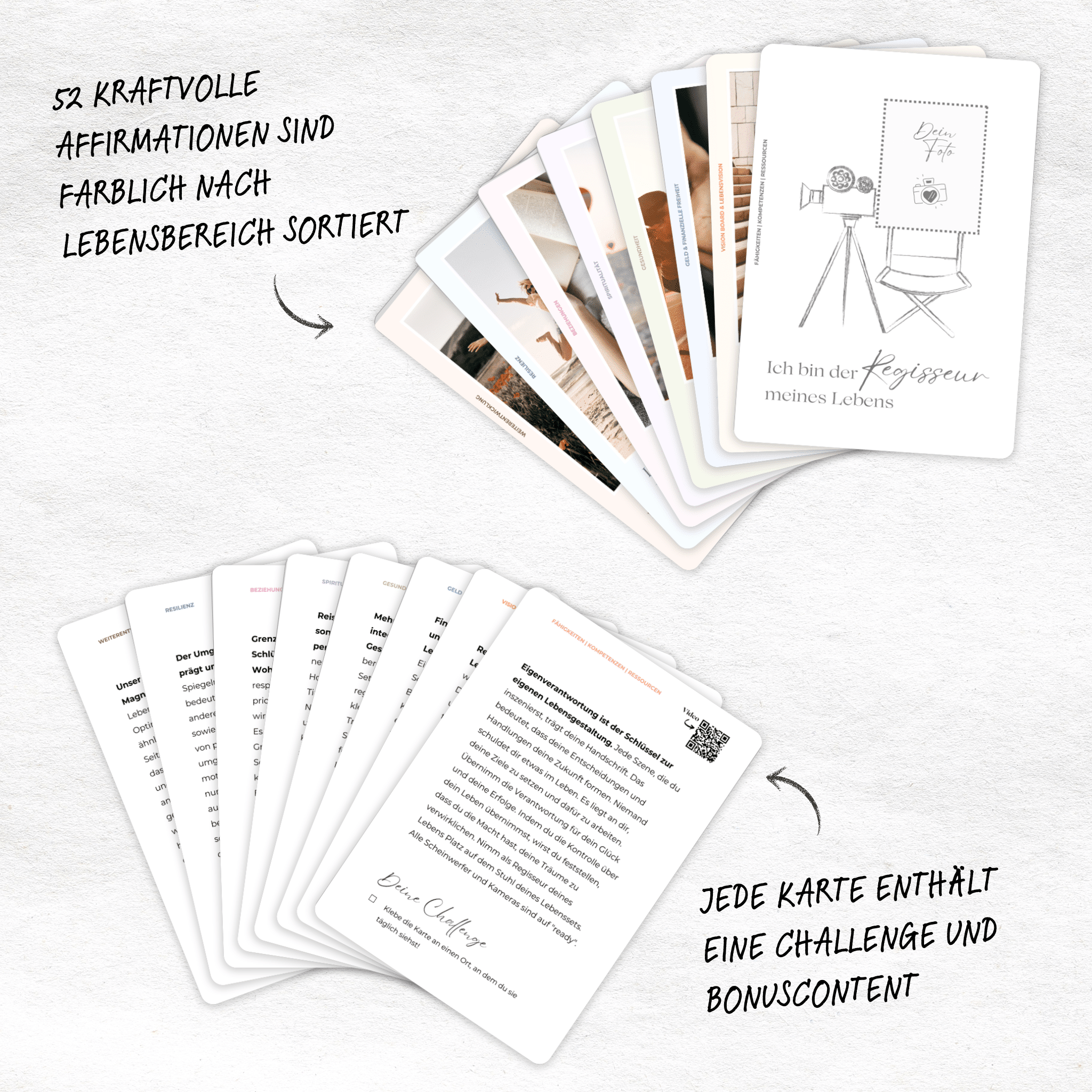 Dein persönliches Wachstum - 52 Affirmationskarten & Challenges Affirmationskarten & Challenges