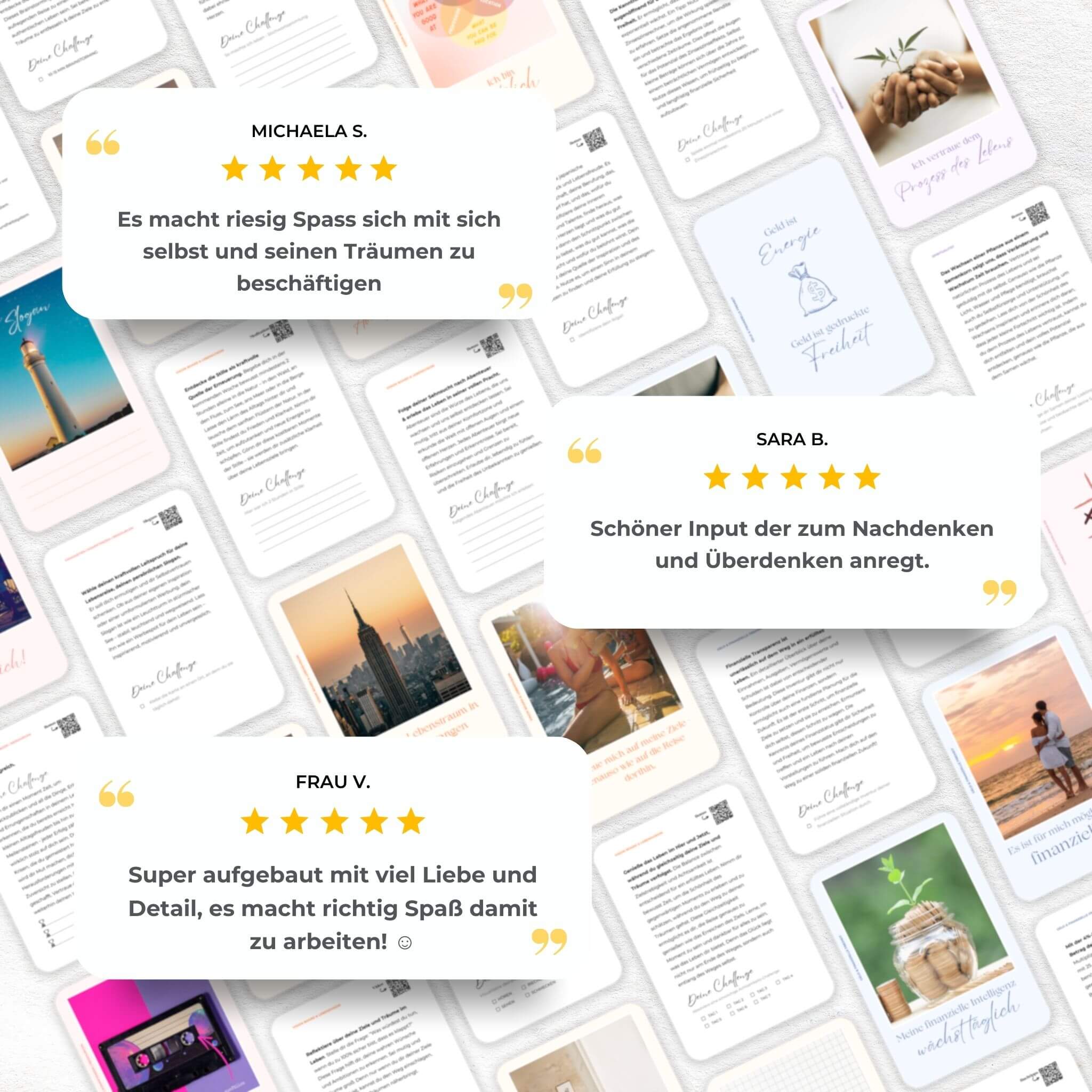 Dein persönliches Wachstum - 52 Affirmationskarten & Challenges Affirmationskarten & Challenges