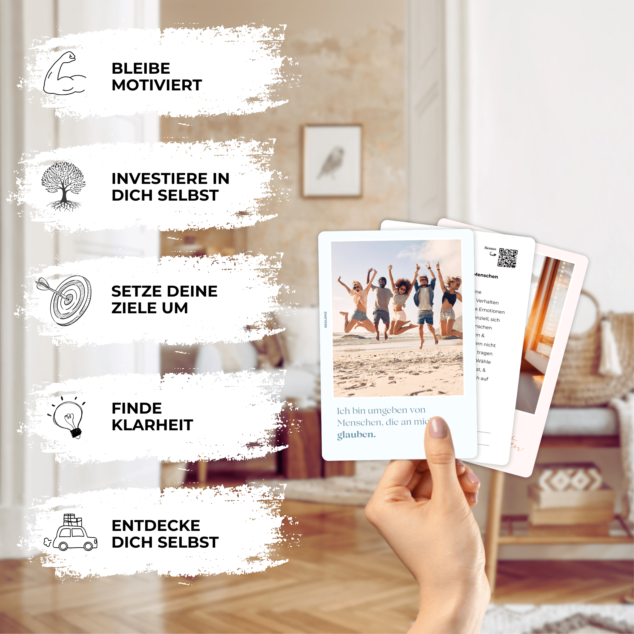 Dein persönliches Wachstum - 52 Affirmationskarten & Challenges Affirmationskarten & Challenges