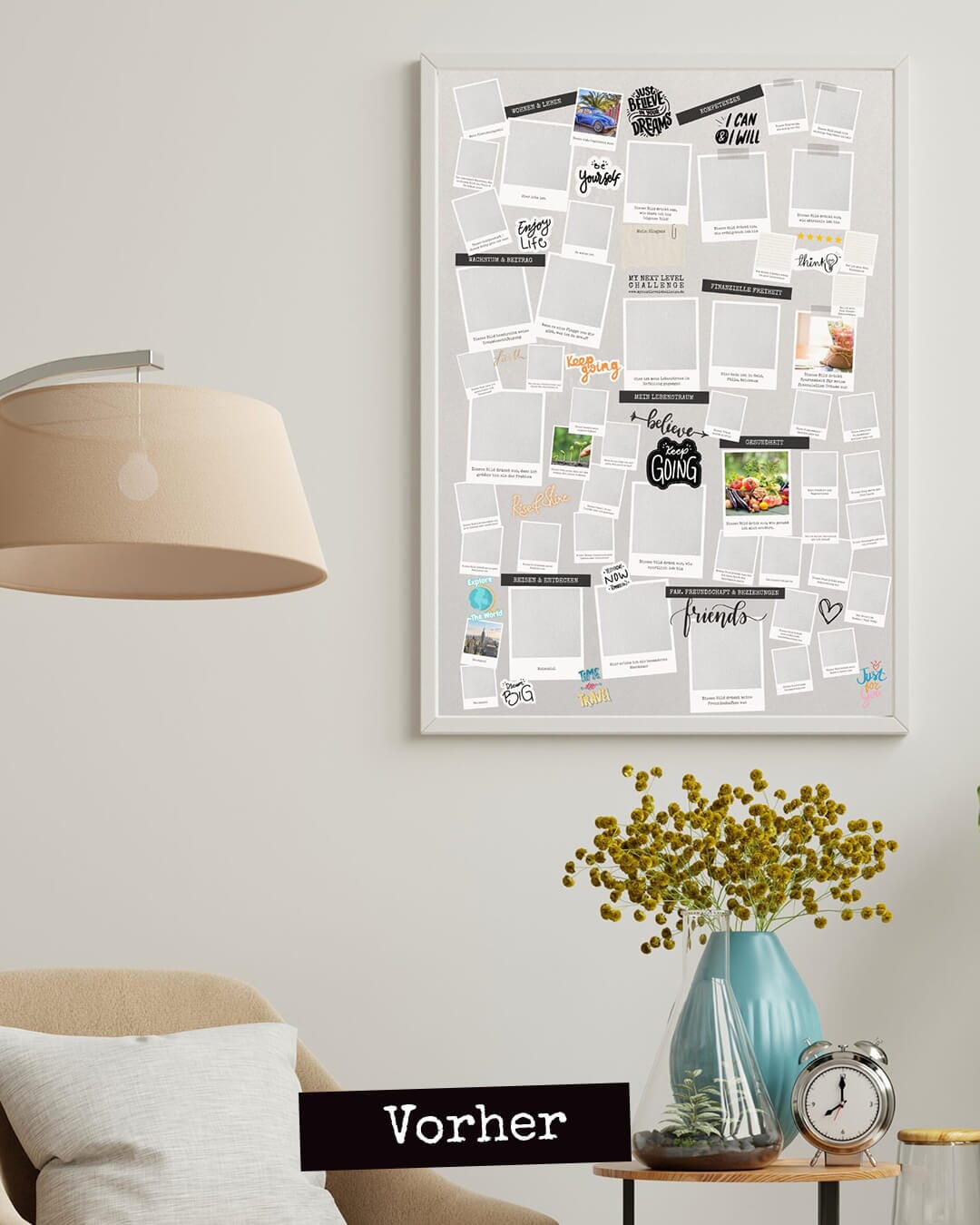 Visionboard Vorlage als Poster (Standalone Edition)