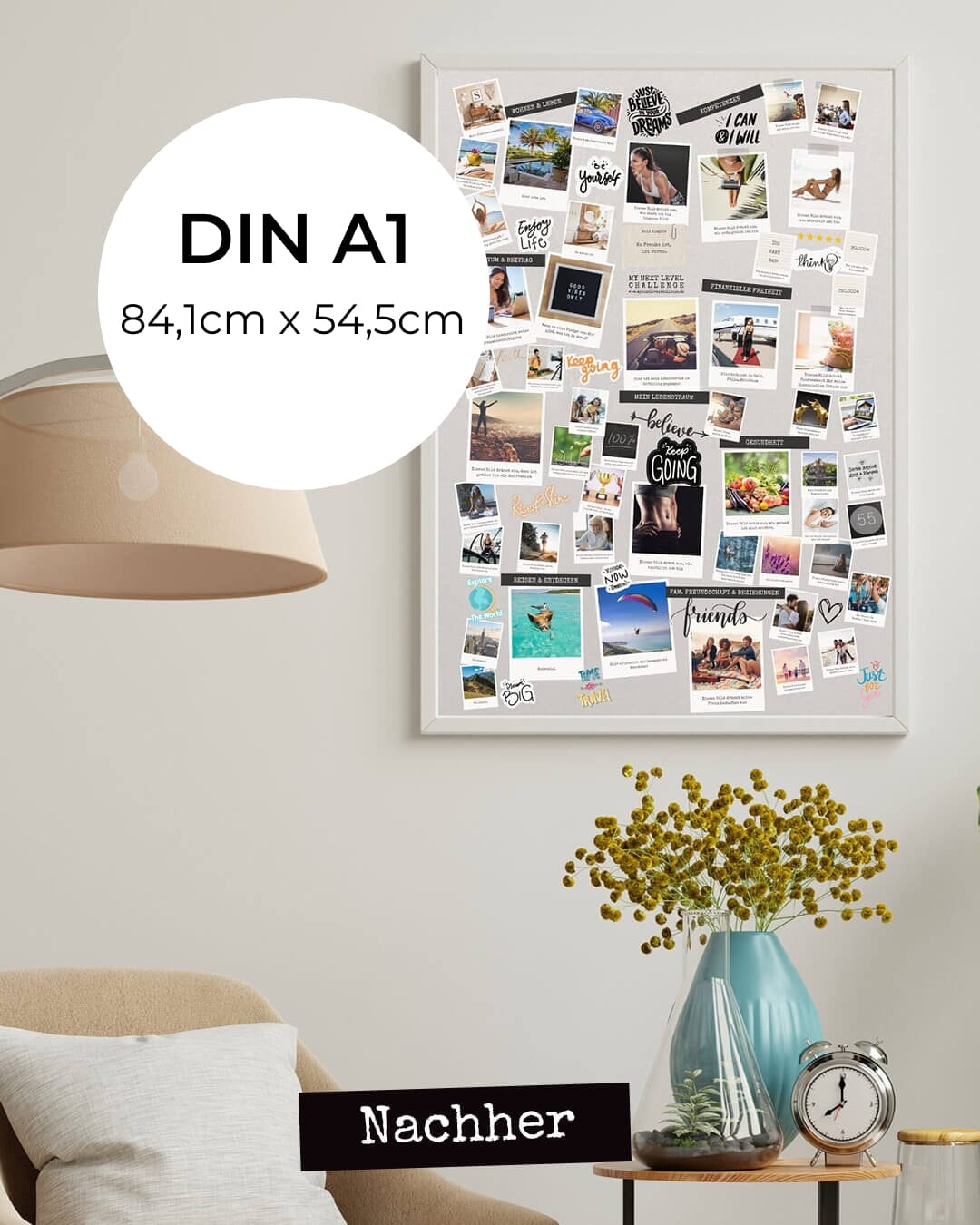 Visionboard Vorlage als Poster (Standalone Edition)